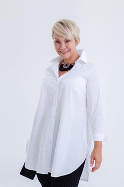 Белые блузы больших размеров