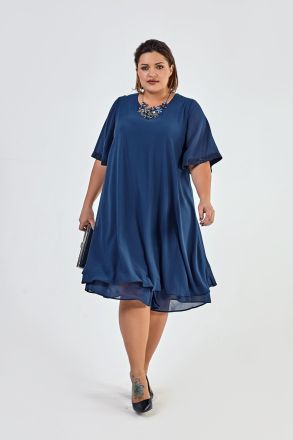 Платье 132039 синий