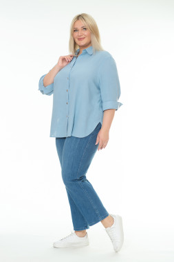 Блуза 498-36-100 джинсовый