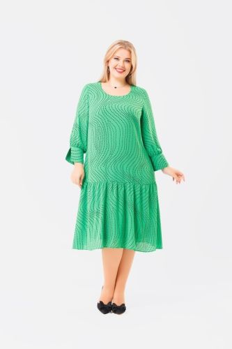 Платье 181023 зеленый
